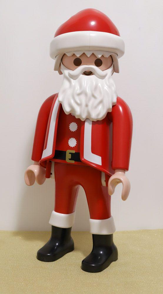 Mascotte playmobil de Père Noël. Costume de Père Taille L (175-180 CM)