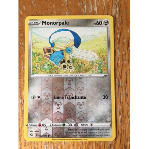 (840) Monorpale 133/192 Pokemon