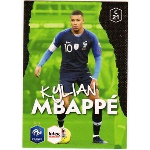 Carte Panini Intermarché - Kylian Mbappé C21