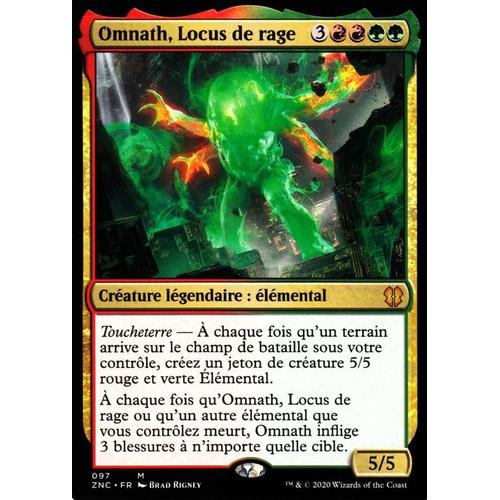 Omnath Locus De Rage - Mtg - Commander Renaissance De Zendikar - M - 97