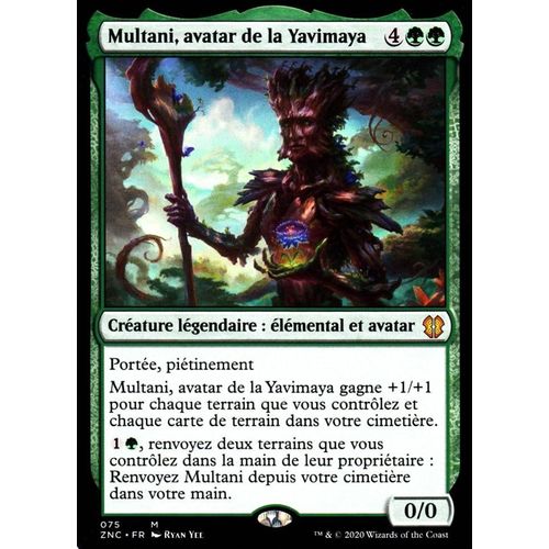 Multani Avatar De La Yavimaya - Mtg - Commander Renaissance De Zendikar - M - 75