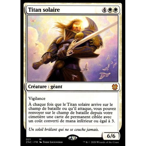 Titan Solaire - Mtg - Commander Renaissance De Zendikar - M - 21