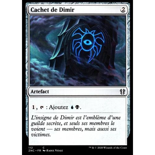 Cachet De Dimir - Mtg - Commander Renaissance De Zendikar - C - 112