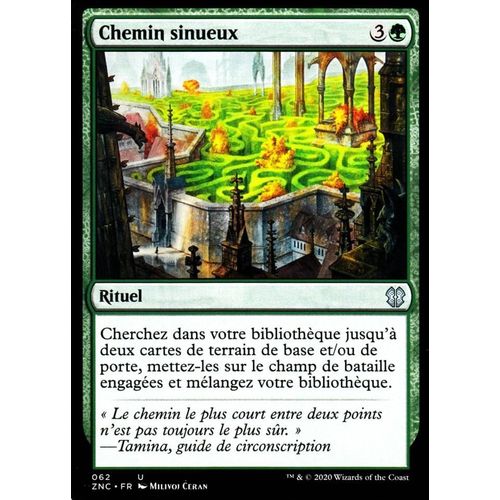 Chemin Sinueux - Mtg - Commander Renaissance De Zendikar - U - 62