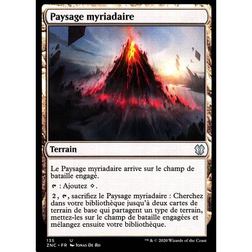 Paysage Myriadaire - Mtg - Commander Renaissance De Zendikar - U - 135