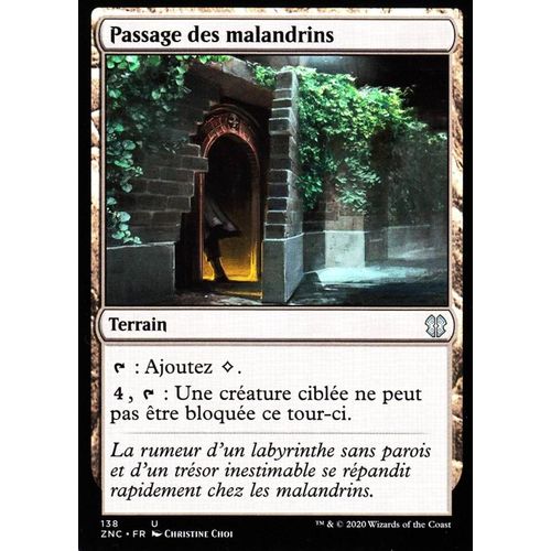 Passage Des Malandrins - Mtg - Commander Renaissance De Zendikar - U - 138