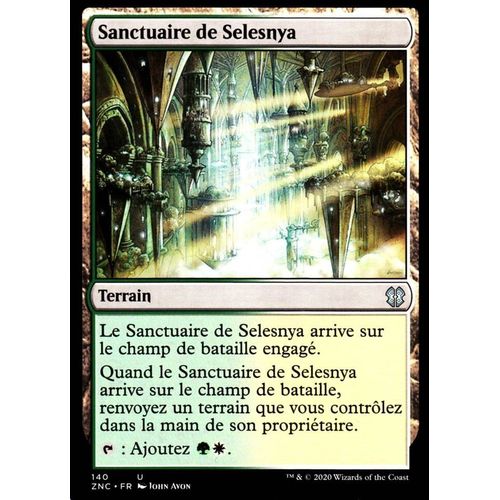 Sanctuaire De Selesnya - Mtg - Commander Renaissance De Zendikar - U - 140