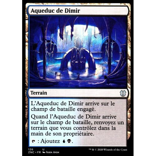 Aqueduc De Dimir - Mtg - Commander Renaissance De Zendikar - U - 126