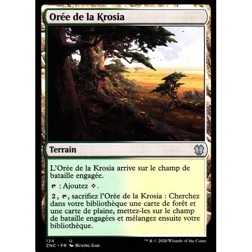 Orée De La Krosia - Mtg - Commander Renaissance De Zendikar - U - 134