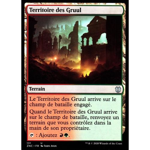Territoire Des Gruul - Mtg - Commander Renaissance De Zendikar - U - 131