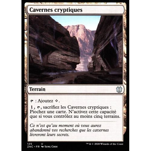 Cavernes Cryptiques - Mtg - Commander Renaissance De Zendikar - U - 125