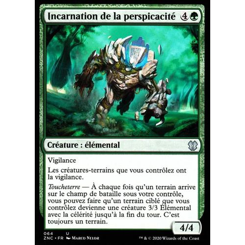 Incarnation De La Perspicacité - Mtg - Commander Renaissance De Zendikar - U - 64