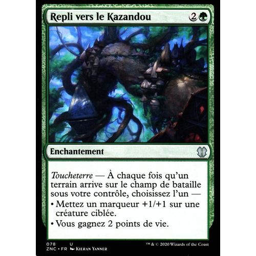 Repli Vers Le Kazandou - Mtg - Commander Renaissance De Zendikar - U - 78