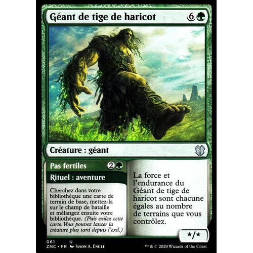 Géant De Tige De Haricot - Mtg - Commander Renaissance De Zendikar - U - 61