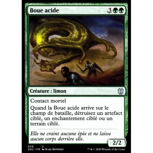 Boue Acide - Mtg - Commander Renaissance De Zendikar - U - 59