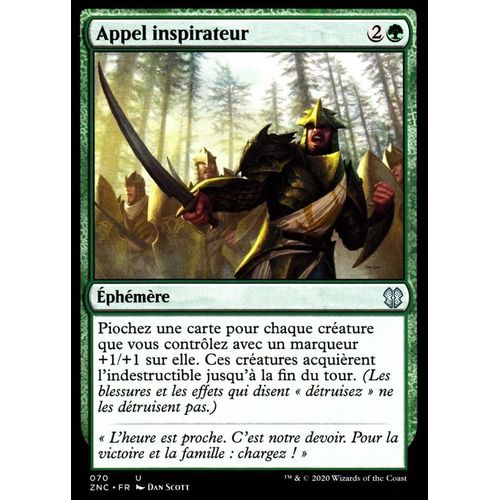 Appel Inspirateur - Mtg - Commander Renaissance De Zendikar - U - 70