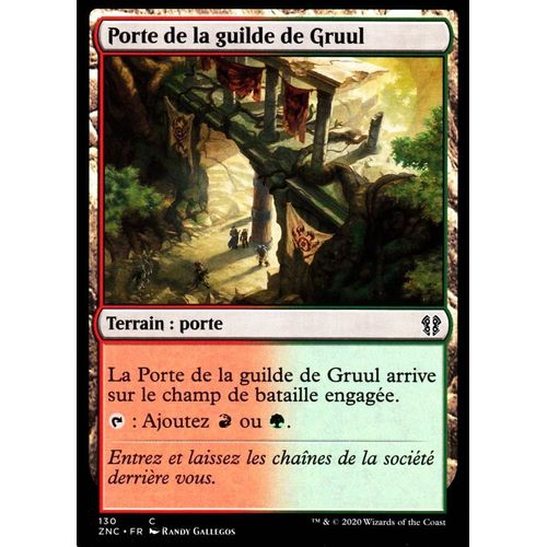Porte De La Guilde De Gruul - Mtg - Commander Renaissance De Zendikar - C - 130
