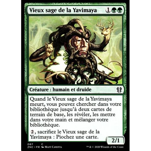 Vieux Sage De La Yavimaya - Mtg - Commander Renaissance De Zendikar - C - 87