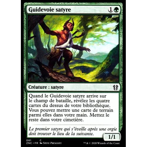 Guidevoie Satyre - Mtg - Commander Renaissance De Zendikar - C - 81
