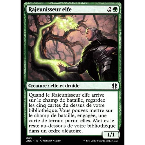Rajeunisseur Elfe - Mtg - Commander Renaissance De Zendikar - C - 63