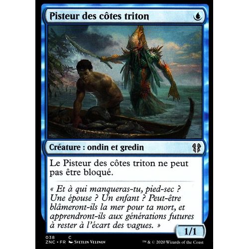 Pisteur Des Côtes Triton - Mtg - Commander Renaissance De Zendikar - C - 38