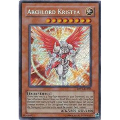 Yu-Gi-Oh! - Sovr-Fr096 - Archange Kristya - Secret Rare