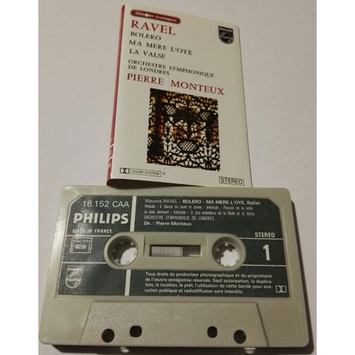 Cassette Ravel/ Pierre Monteux