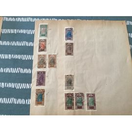 Collection De 35 Timbres, Guinée Française, Période 1913-1933.