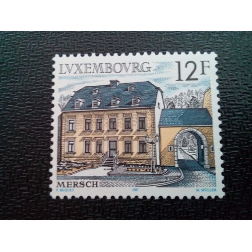Timbre Luxembourg Yt 1131 Campagne Européenne Pour Les Zones Rurales Mersch 1987 ( 031004 )