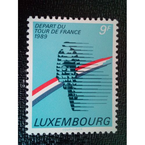 Timbre Luxembourg Yt 1174 Départ Tour De France 1989 ( 031004 )