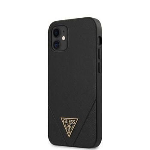 Coque Guess Saffiano V Stitch Pour Iphone 12 Black