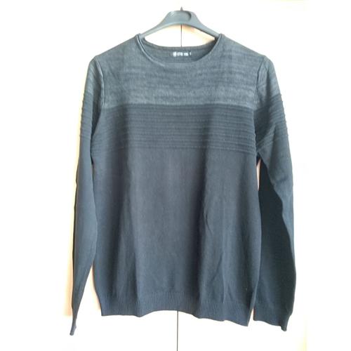 Pull Taille M Noir Et Gris