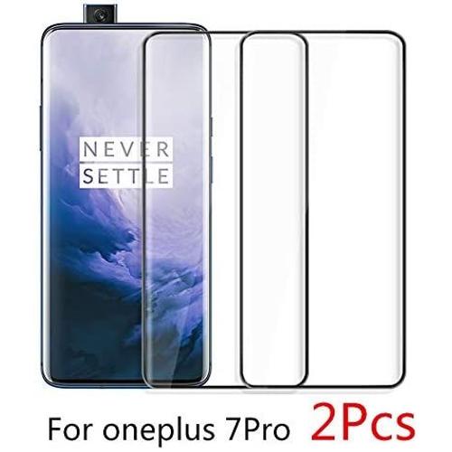 Film Protecteur D'écran Pour Oneplus 7 Pro Verre Trempé Incurvé Dureté 9h [Transparent Cristal] [Résistant Aux Rayures] [Sans Bulles] Pour Smartphone Oneplus 7 Pro