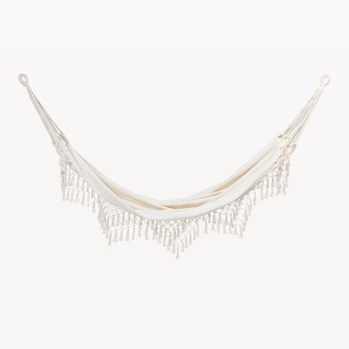 Hamac Coton Naturel Blanc