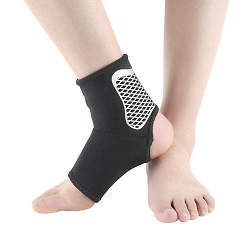 Attelle de cheville en cuivre pour femmes et hommes (1 paire), chaussettes à manches de compression, attelles de soutien pour la fasciite plantaire de la cheville, entorse, tendon d'Achille, soulagement de la douleur, récupération, sport, course à pied M