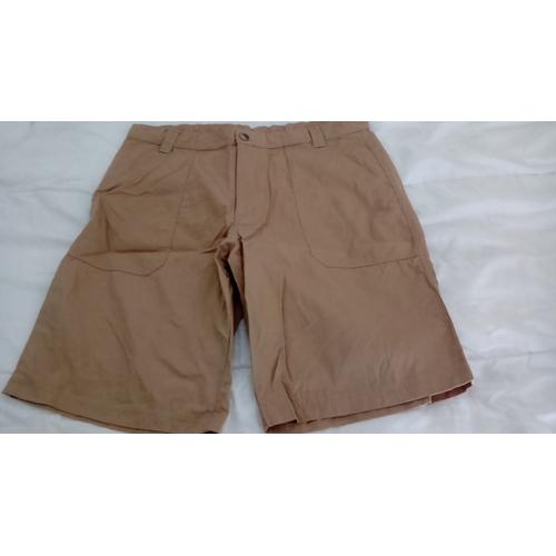 Short Mi-Long Camel Xl Go Sport 100 % Coton