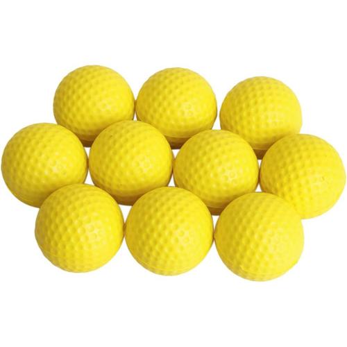 Jaune Générique 10pcs Balle De Practice Formation De Golf Balle En Mousse Pu - Jaune