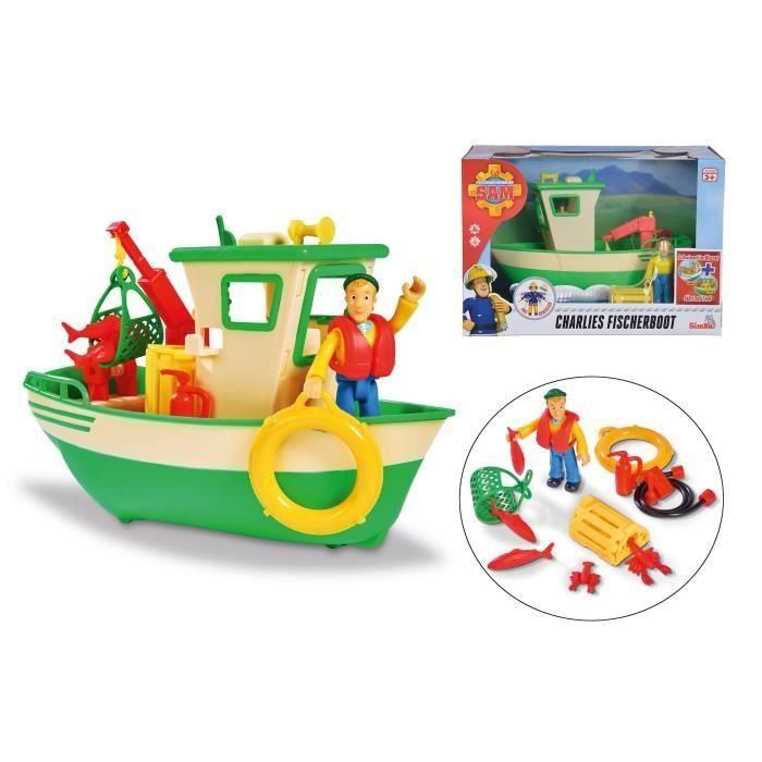 Sam Le Pompier Slp Bateau De Peche Flottant-Smoby