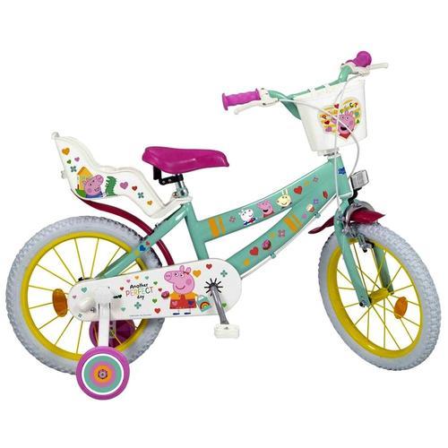 Velo 16 Pouces Peppa Pig Disney Fille 5/7 Ans