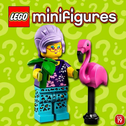 Lego Minifigures #71025-12 - Série 19 - Gardener + Flamingo