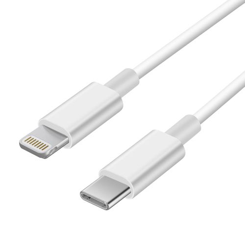 Câble USB-C vers Lightning Technologie Power Delivery 1m Original Apple - Blanc