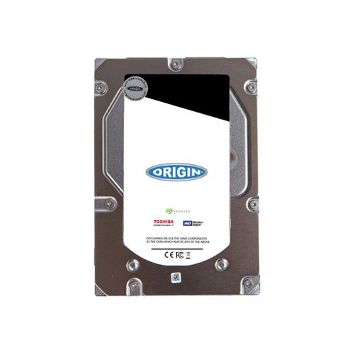 Origin Storage - Disque dur - 3 To - interne - 3.5" - SAS 6Gb/s - nearline - 7200 tours/min - mémoire tampon : 128 Mo - pour Dell Precision T3400 (3.5"), T5400 (3.5"), T7400 (3.5"), T7500 (3.5")