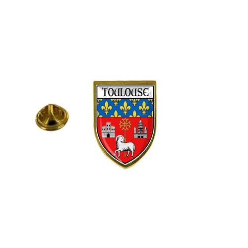 Pins Pin Badge Pin's Souvenir Ville Drapeau Pays Blason Toulouse