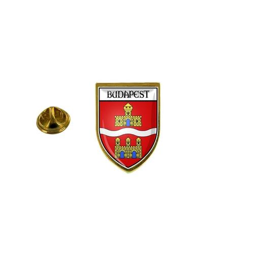 Pins Pin Badge Pin's Souvenir Ville Drapeau Pays Blason Ecusson Budapest Hongrie