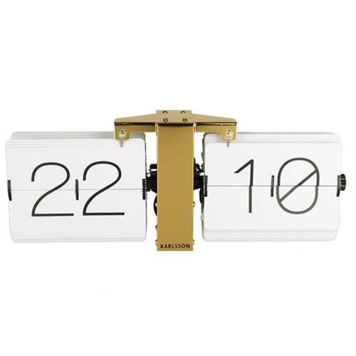 Horloge Flip Clock No Case Blanc