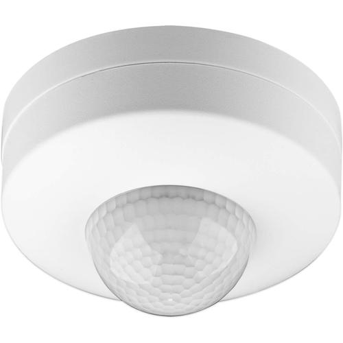 Capteur Pir Triple 96007 Détecteur De Mouvement Infrarouge Pour Plafond - Capteur Pir À 3 Positions - Zone De Détection De 360° - Portée De 6 M - Compatible Avec Les Led - Ida - Ip20