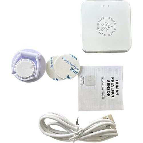 Blanc Capteur De Mouvement De Présence Humaine Wifi Capteur De Lumière Radar Deux En Un Tuya Smart Life Domotique