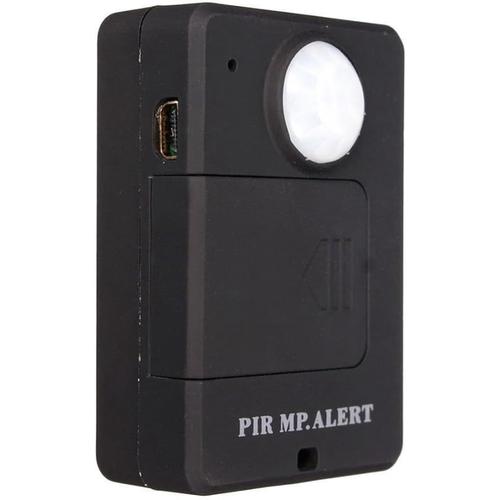 Noir Mini GSM PIR Alarme Capteur de Mouvement Alarme Infrarouge Sans Fil GSM Alarme Antivol Détecteur de Mouvement avec Prise UE