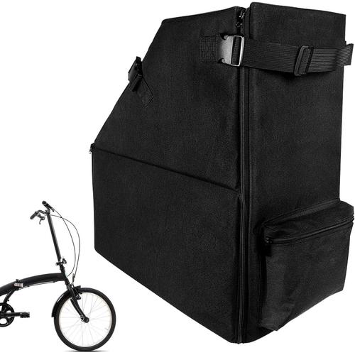 Noir (Double Sangle) Sac De Porte-Bagages Arrière Pour Vélo, Coffre Porte-Vélos, Pack De Rangement De Bagages Pour Porte-Siège Arrière Réglable Pour Vélos