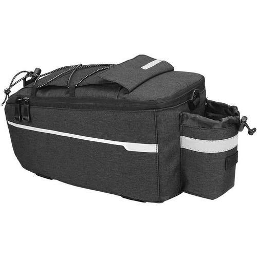 Noir Sac Porte-Vélos - Sac De Coffre De Vélo, Porte-Vélo Siège Arrière De Vélo Cargo Pouch Back Bag,